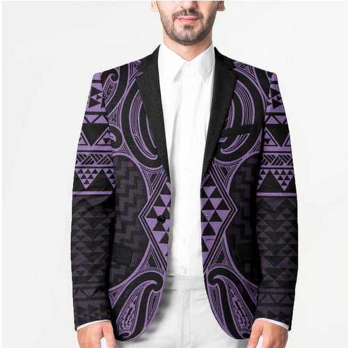 Waiporoporo Maori Ta Moko Poutama Art Blazer - Aussie Hoodie