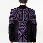 Waiporoporo Maori Ta Moko Poutama Art Blazer - Aussie Hoodie