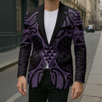 Waiporoporo Maori Ta Moko Poutama Art Blazer - Aussie Hoodie