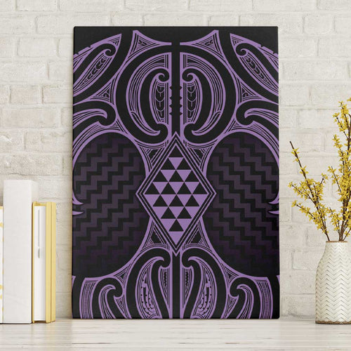 Waiporoporo Maori Ta Moko Poutama Art Canvas Wall Art