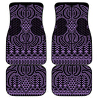 Waiporoporo Maori Ta Moko Poutama Art Car Mats
