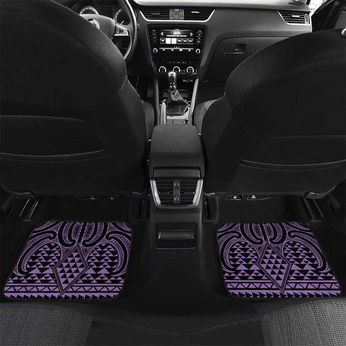 Waiporoporo Maori Ta Moko Poutama Art Car Mats