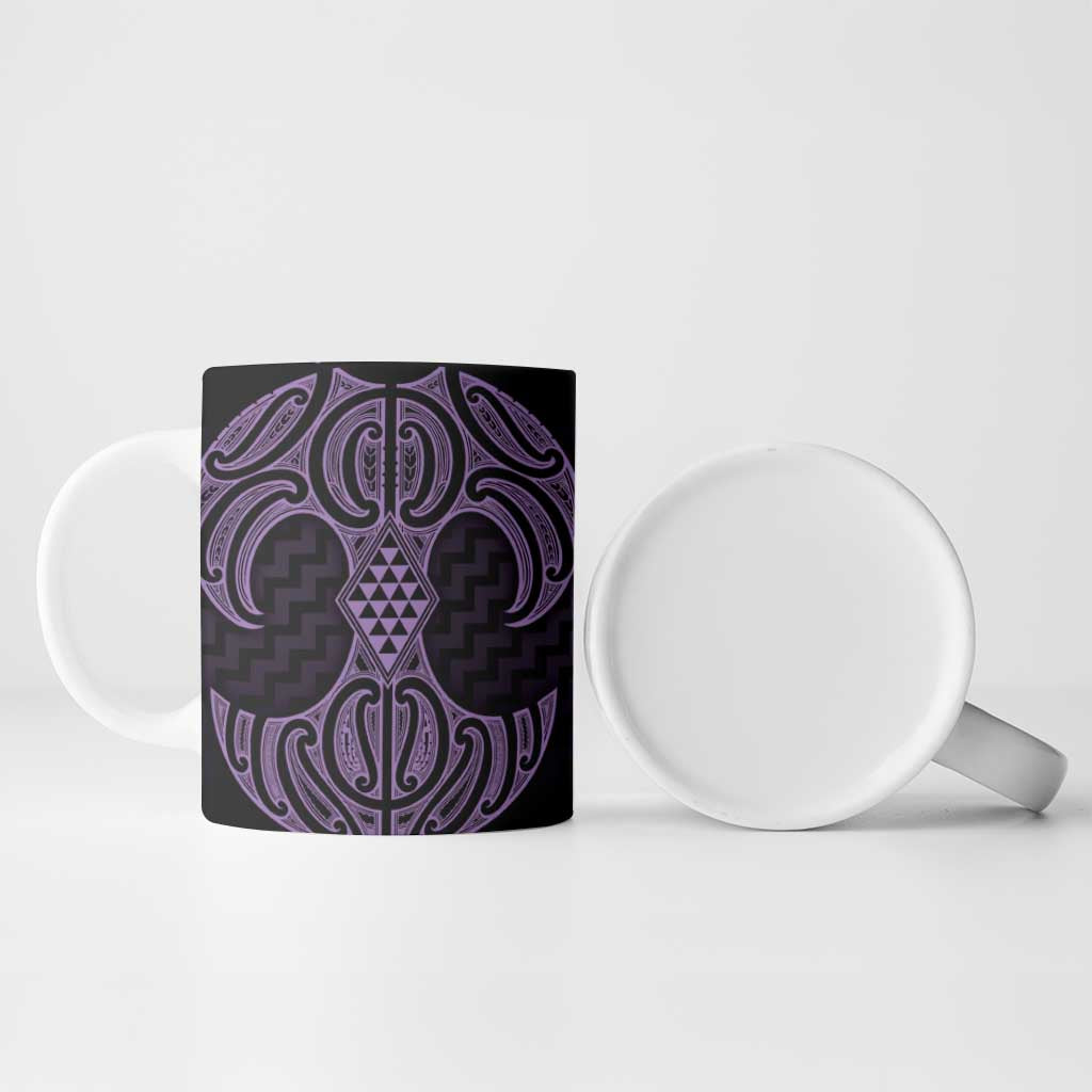 Waiporoporo Maori Ta Moko Poutama Art Ceramic Mug - Aussie Hoodie