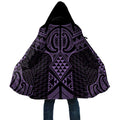Waiporoporo Maori Ta Moko Poutama Art Cloak - Aussie Hoodie
