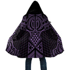 Waiporoporo Maori Ta Moko Poutama Art Cloak - Aussie Hoodie
