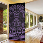 Waiporoporo Maori Ta Moko Poutama Art Door Cover - Aussie Hoodie