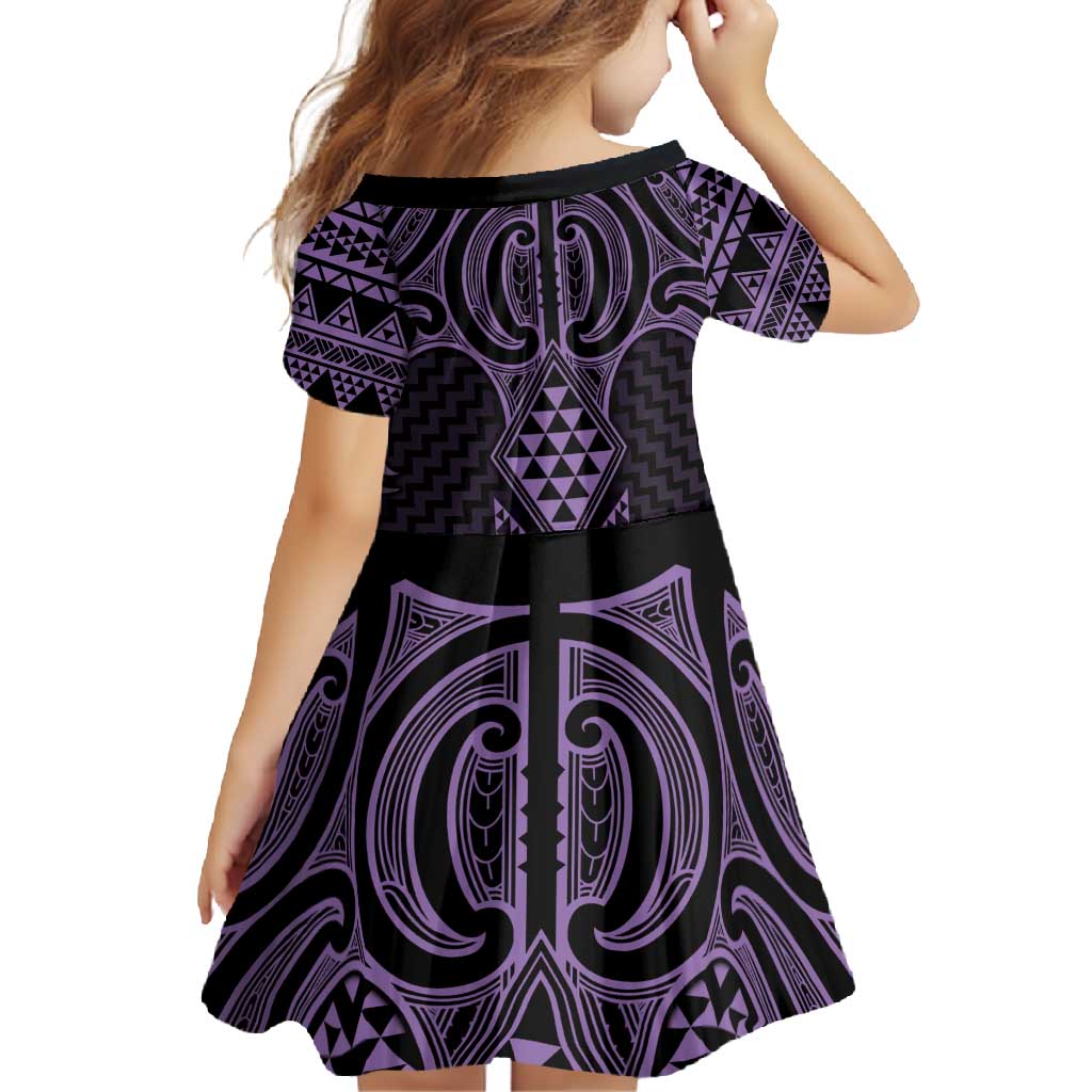 Waiporoporo Maori Ta Moko Poutama Art Family Matching Summer Maxi Dress and Hawaiian Shirt
