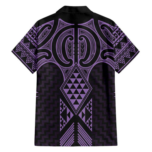 Waiporoporo Maori Ta Moko Poutama Art Hawaiian Shirt
