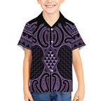Waiporoporo Maori Ta Moko Poutama Art Hawaiian Shirt