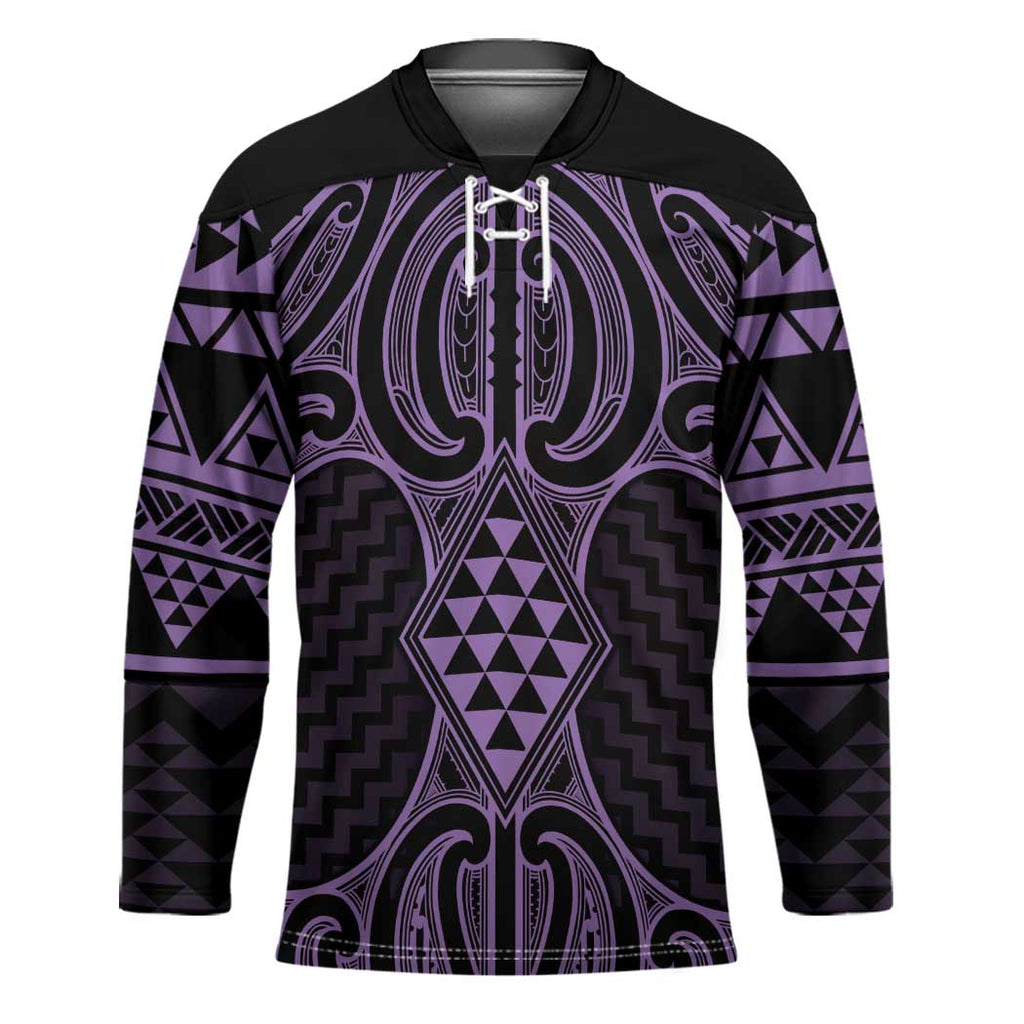 Waiporoporo Maori Ta Moko Poutama Art Hockey Jersey - Aussie Hoodie