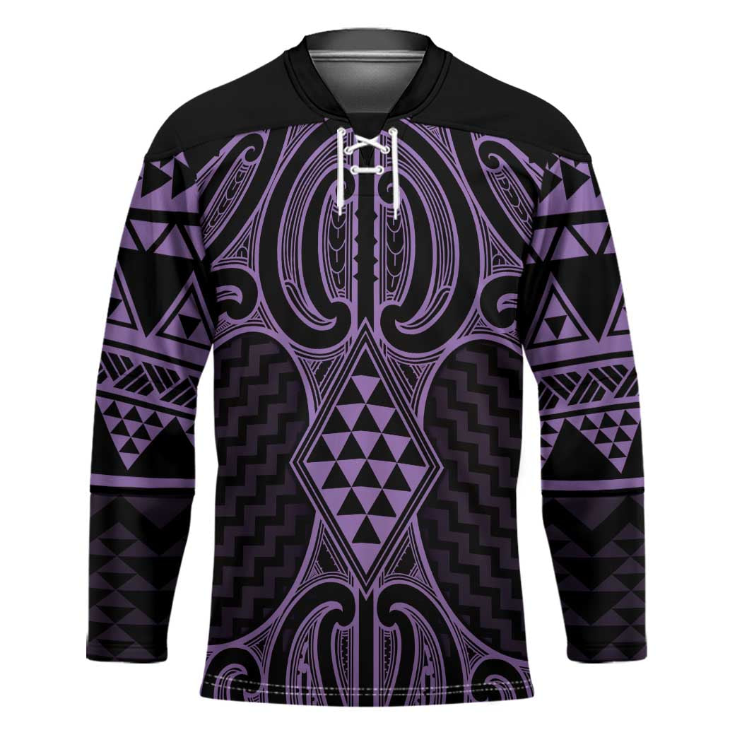 Waiporoporo Maori Ta Moko Poutama Art Hockey Jersey - Aussie Hoodie
