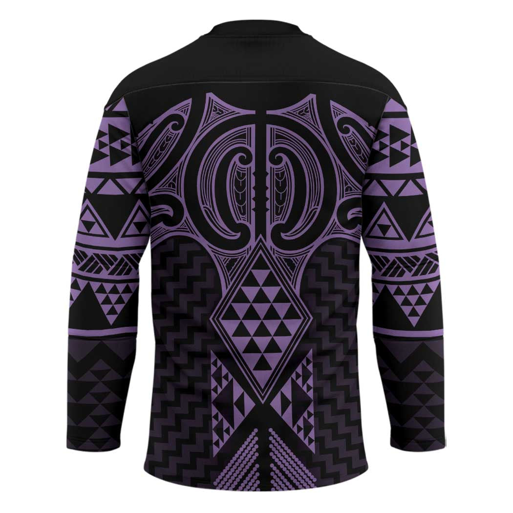 Waiporoporo Maori Ta Moko Poutama Art Hockey Jersey - Aussie Hoodie