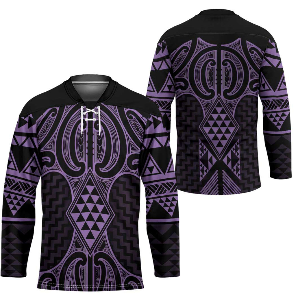Waiporoporo Maori Ta Moko Poutama Art Hockey Jersey - Aussie Hoodie