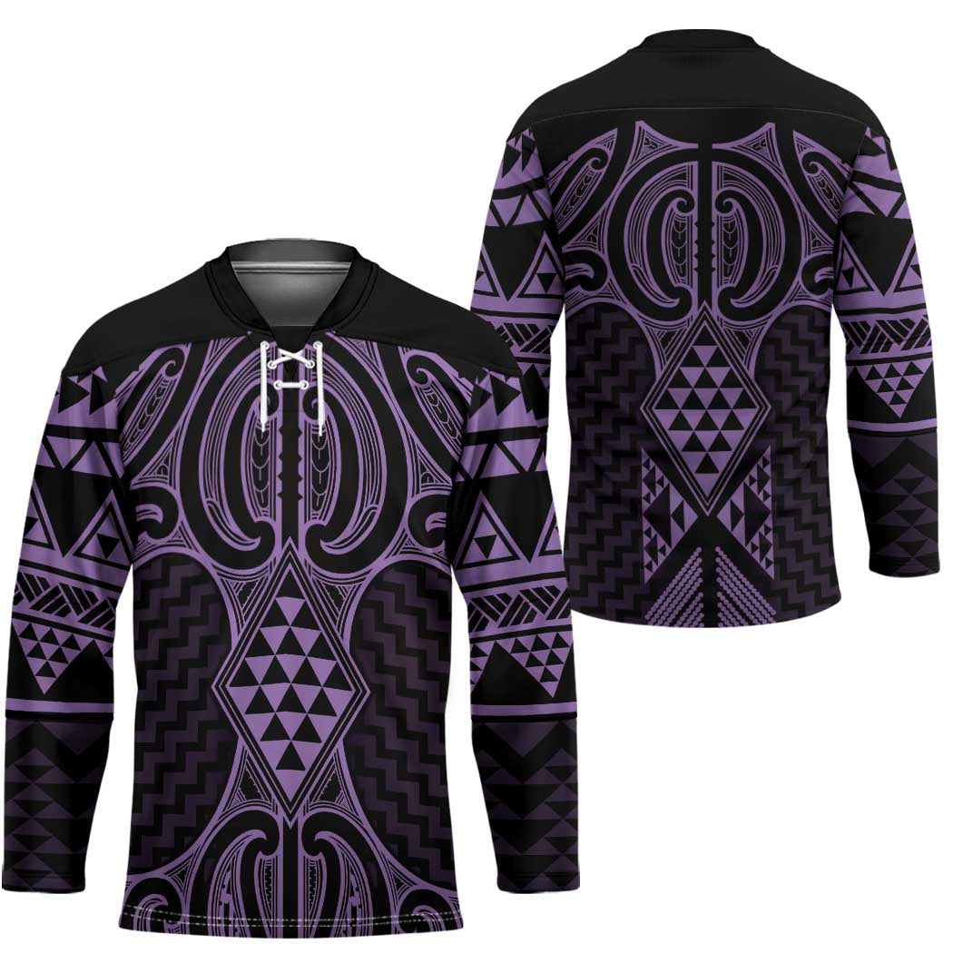 Waiporoporo Maori Ta Moko Poutama Art Hockey Jersey - Aussie Hoodie