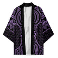 Waiporoporo Maori Ta Moko Poutama Art Kimono - Aussie Hoodie