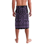 Waiporoporo Maori Ta Moko Poutama Art Lavalava