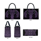 Waiporoporo Maori Ta Moko Poutama Art Leather Bag - Aussie Hoodie
