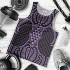 Waiporoporo Maori Ta Moko Poutama Art Men Tank Top