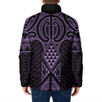 Waiporoporo Maori Ta Moko Poutama Art Padded Jacket - Aussie Hoodie
