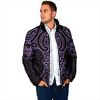 Waiporoporo Maori Ta Moko Poutama Art Padded Jacket - Aussie Hoodie