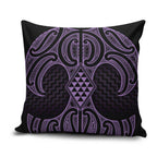 Waiporoporo Maori Ta Moko Poutama Art Pillow Cover - Aussie Hoodie