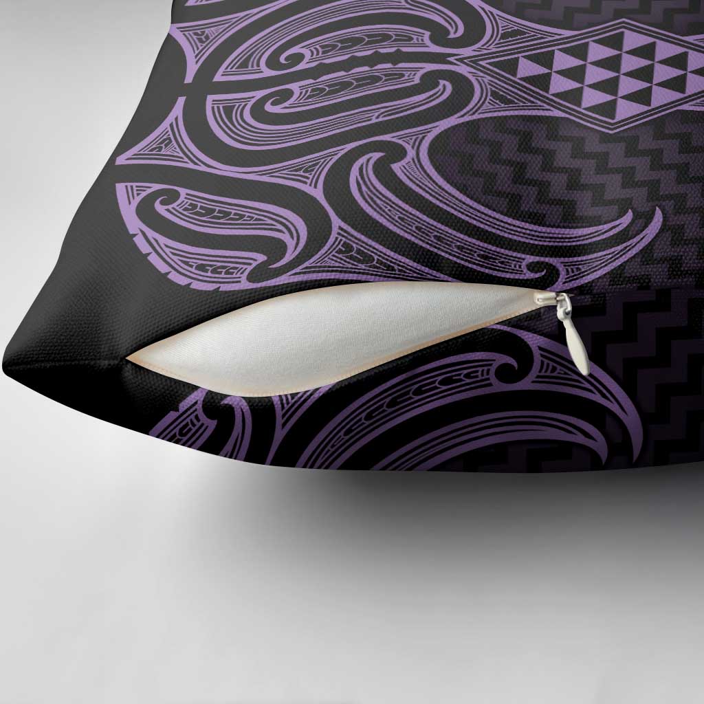 Waiporoporo Maori Ta Moko Poutama Art Pillow Cover - Aussie Hoodie