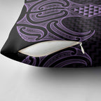 Waiporoporo Maori Ta Moko Poutama Art Pillow Cover - Aussie Hoodie