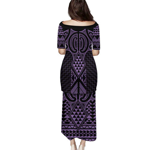 Waiporoporo Maori Ta Moko Poutama Art Puletasi