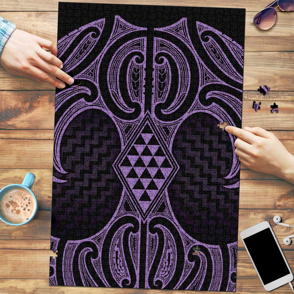 Waiporoporo Maori Ta Moko Poutama Art Puzzle - Aussie Hoodie