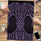 Waiporoporo Maori Ta Moko Poutama Art Puzzle - Aussie Hoodie