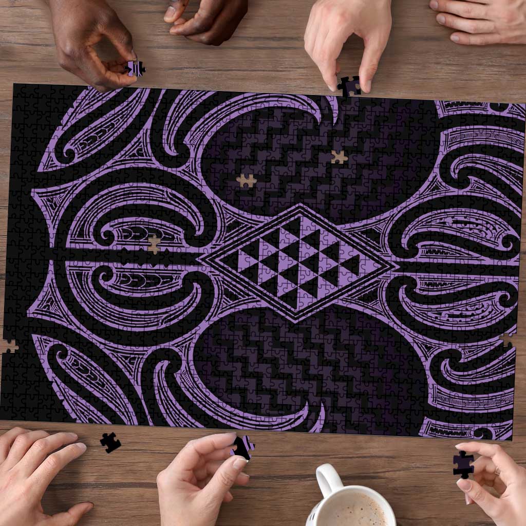 Waiporoporo Maori Ta Moko Poutama Art Puzzle - Aussie Hoodie