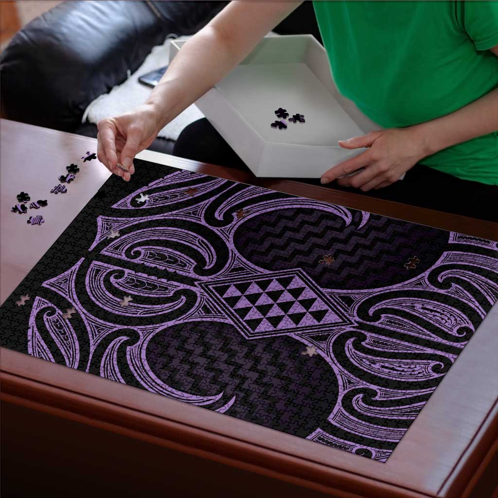 Waiporoporo Maori Ta Moko Poutama Art Puzzle - Aussie Hoodie