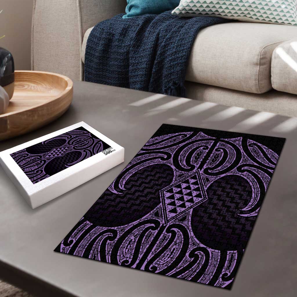 Waiporoporo Maori Ta Moko Poutama Art Puzzle - Aussie Hoodie
