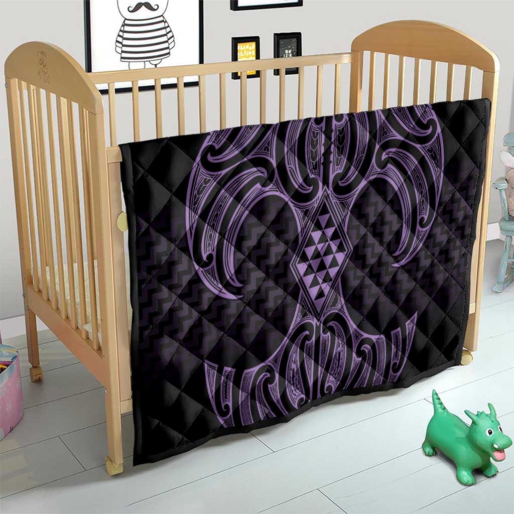Waiporoporo Maori Ta Moko Poutama Art Quilt