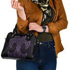 Waiporoporo Maori Ta Moko Poutama Art Shoulder Handbag