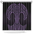Waiporoporo Maori Ta Moko Poutama Art Shower Curtain
