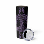 Waiporoporo Maori Ta Moko Poutama Art Skinny Tumbler