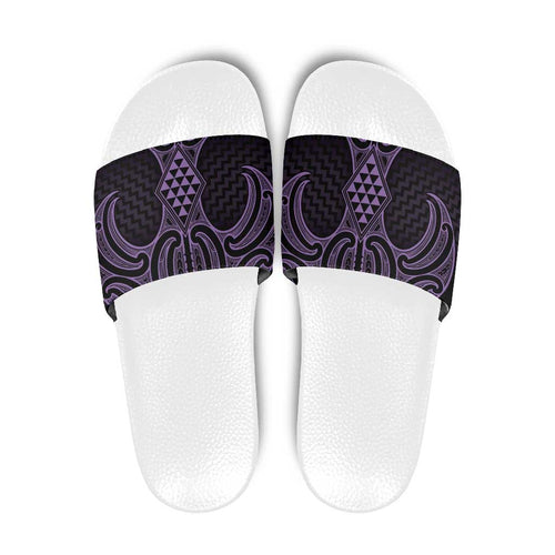 Waiporoporo Maori Ta Moko Poutama Art Slide Sandals - Aussie Hoodie