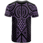 Waiporoporo Maori Ta Moko Poutama Art T Shirt
