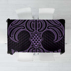 Waiporoporo Maori Ta Moko Poutama Art Tablecloth