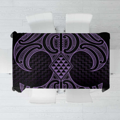 Waiporoporo Maori Ta Moko Poutama Art Tablecloth