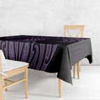 Waiporoporo Maori Ta Moko Poutama Art Tablecloth