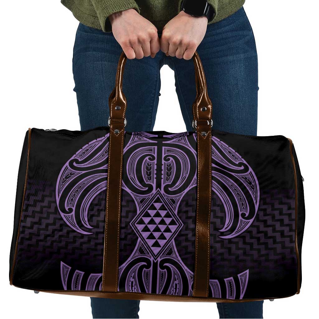 Waiporoporo Maori Ta Moko Poutama Art Travel Bag - Aussie Hoodie