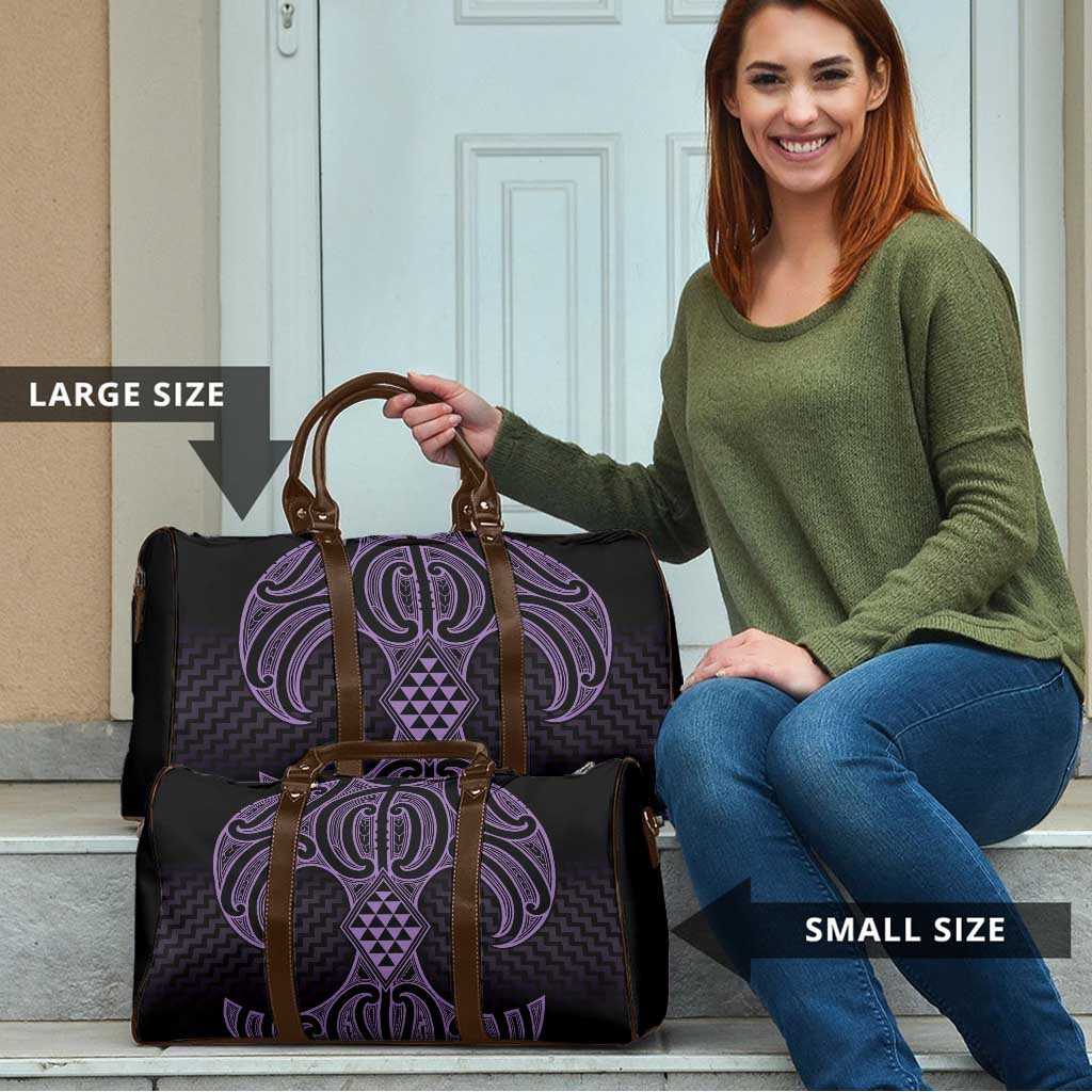 Waiporoporo Maori Ta Moko Poutama Art Travel Bag - Aussie Hoodie