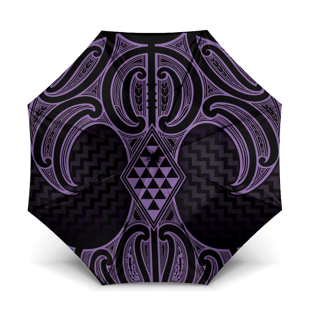 Waiporoporo Maori Ta Moko Poutama Art Umbrella - Aussie Hoodie