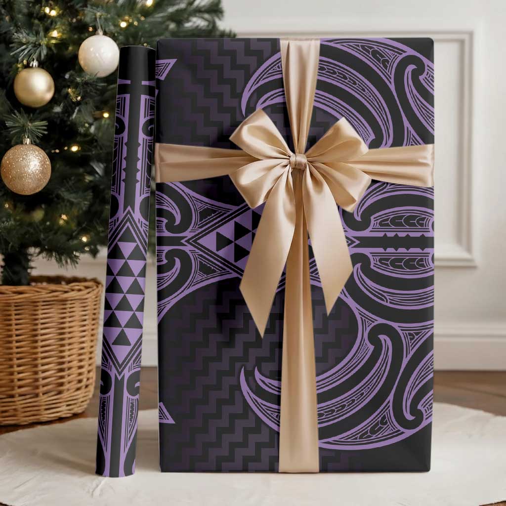 Waiporoporo Maori Ta Moko Poutama Art Wrapping Paper - Aussie Hoodie