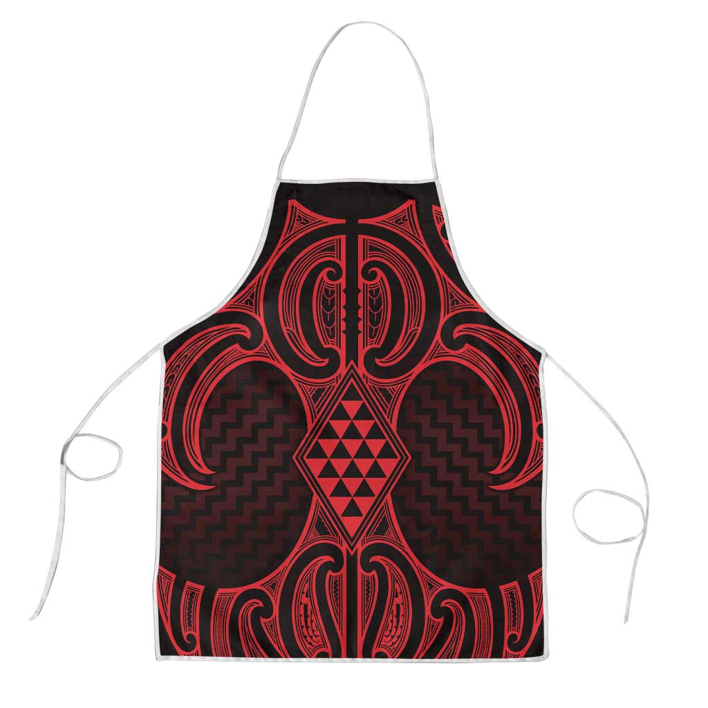 Whero Maori Ta Moko Poutama Art Apron - Aussie Hoodie