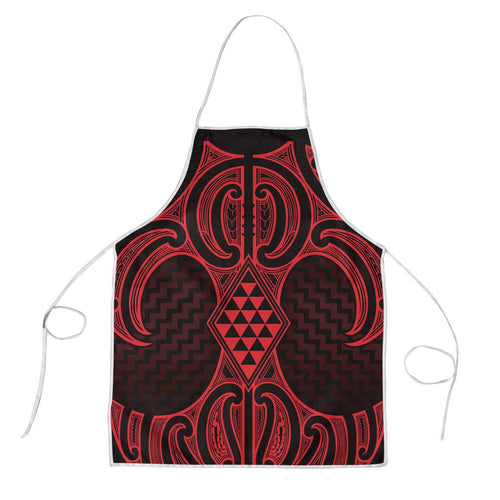 Whero Maori Ta Moko Poutama Art Apron - Aussie Hoodie