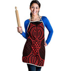 Whero Maori Ta Moko Poutama Art Apron - Aussie Hoodie
