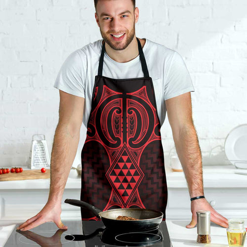 Whero Maori Ta Moko Poutama Art Apron - Aussie Hoodie